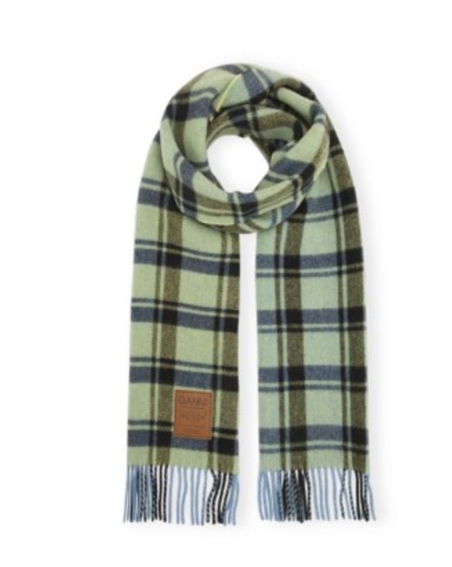 GANNI A6935 SCARF YELLOW PEAR